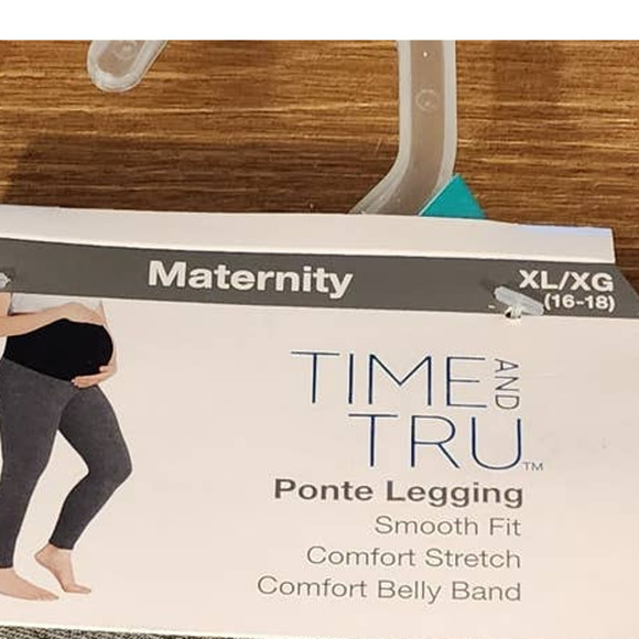 Time and Tru Women's Maternity Leggings and Heavy Weight Ponte Size XL (16-18) - Picture 2 of 6